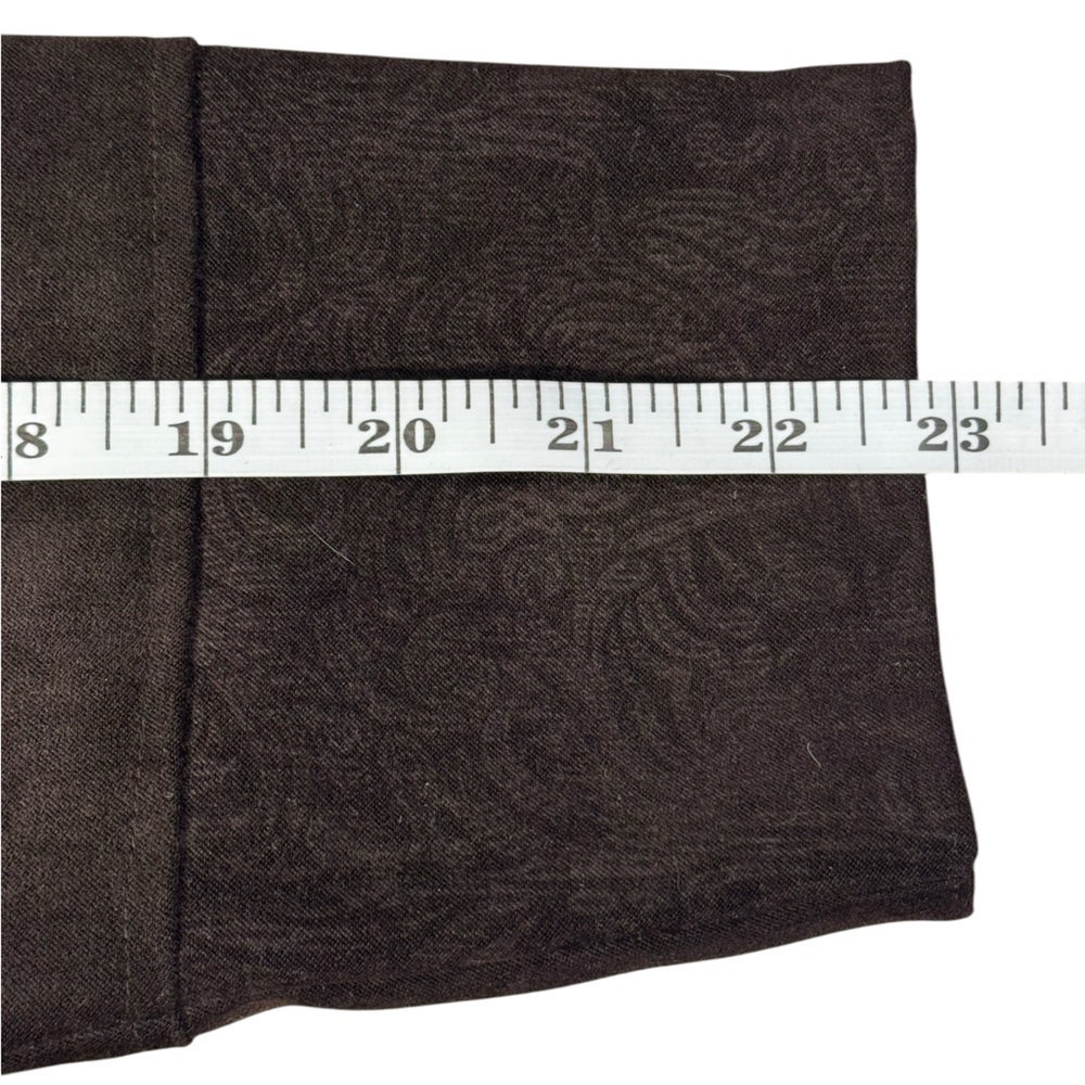 Notations Patchwork Brown Blazer Womens Jacket size Medium - Picture 11 of 14